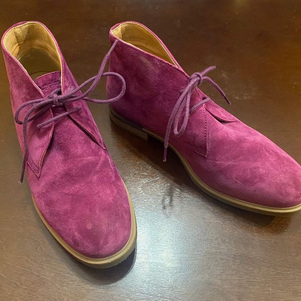 Purple Hush Puppies Bailey Chukka Boots